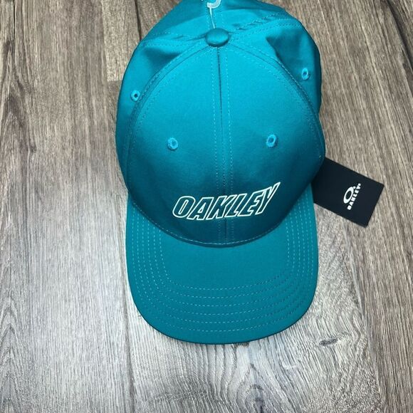 Oakley Men's 6 Panel Waved Hat Petrol L/XL - Picture 4 of 4